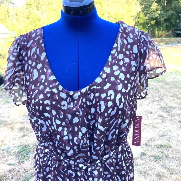 Women’s XXL Merona Short Sleeve Dress Elastic Waist - Picture 1 of 8